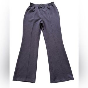 Spanx Air Essentials Wide Leg Flare Pant Medium Violet Gray High Rise Stretch